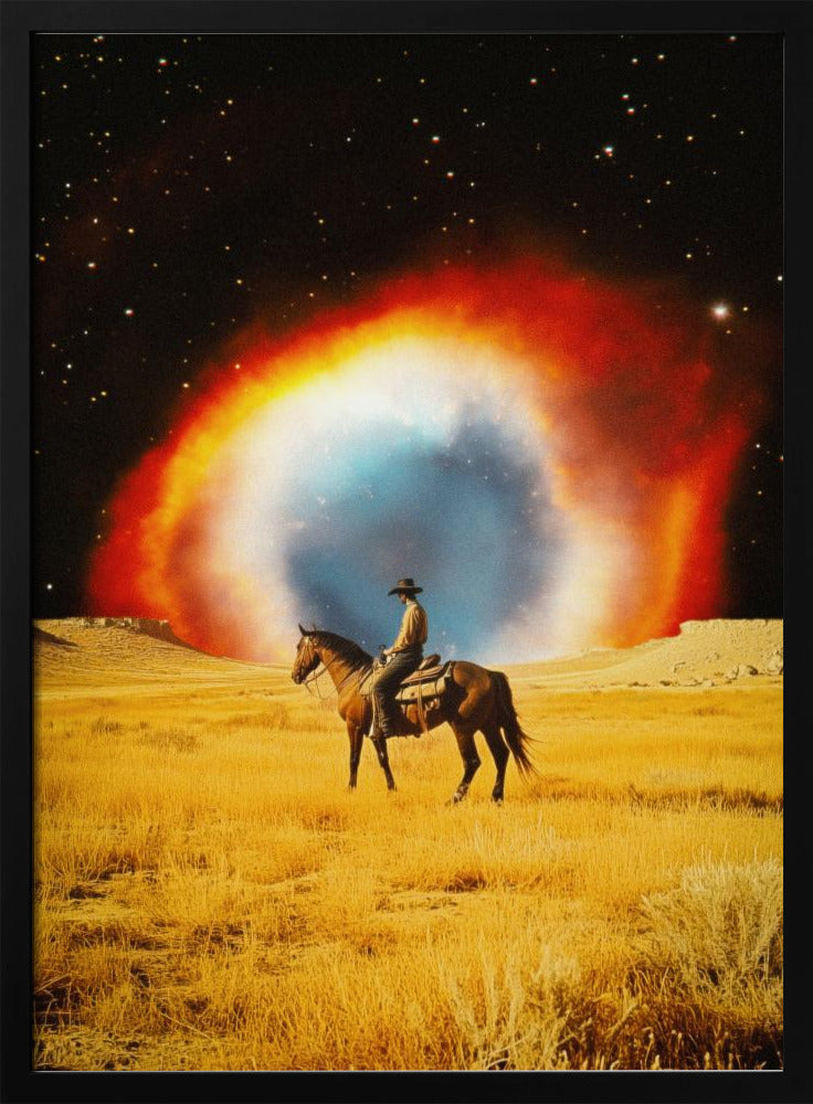 Wall Art Nebula Cowboy by Taudalpoi-Canvas Print-DECOROLALA