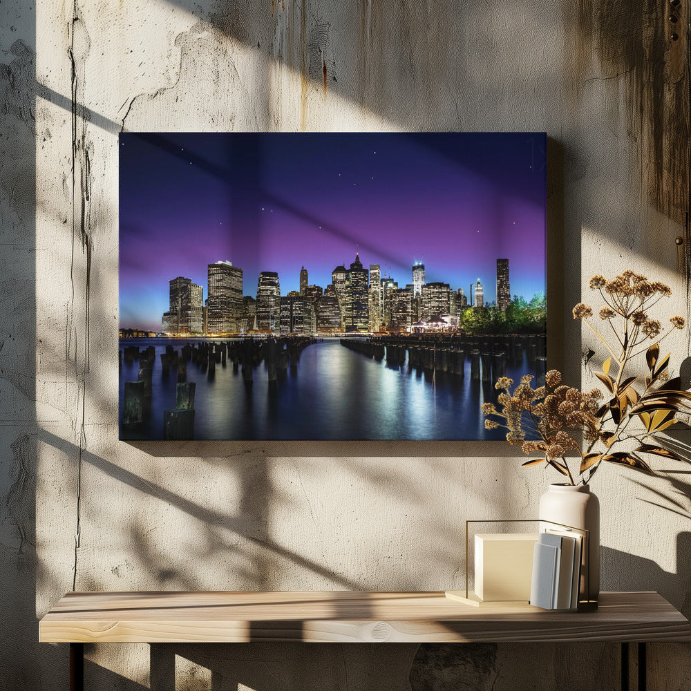 Wall Art New York Skyline Manhattan-canvas-DECOROLALA