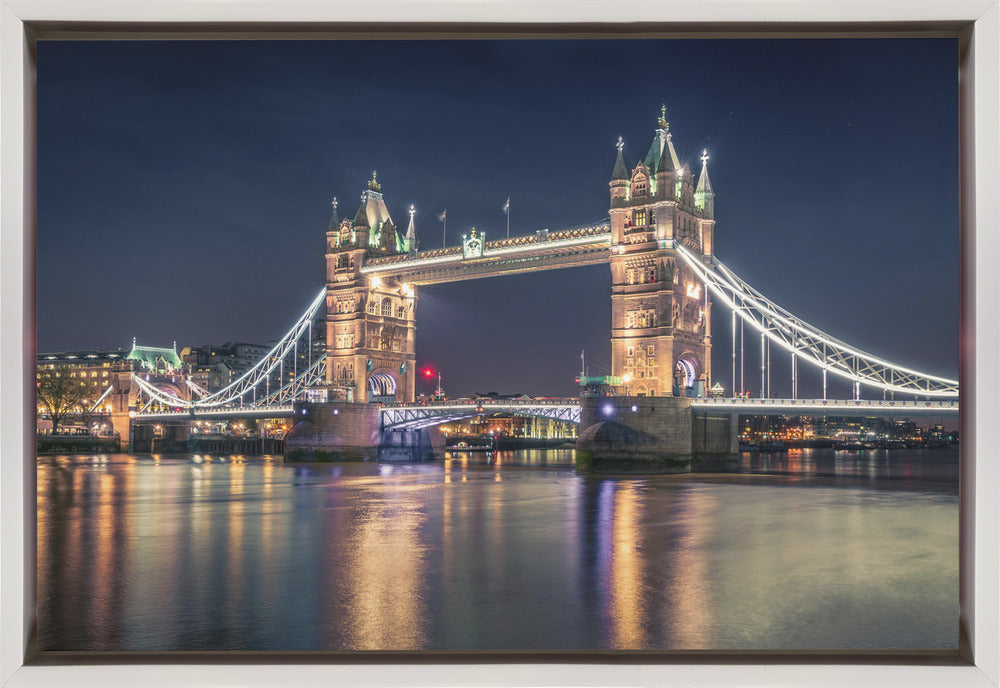 Wall Art Night at The Tower Bridge-canvas-DECOROLALA
