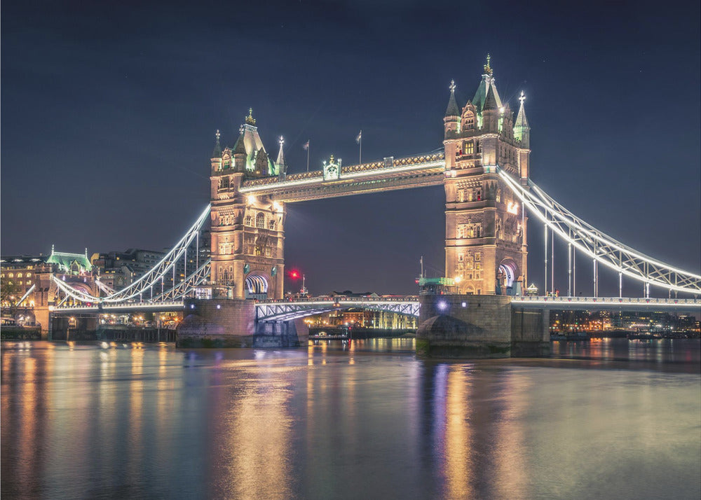 Wall Art Night at The Tower Bridge-canvas-DECOROLALA