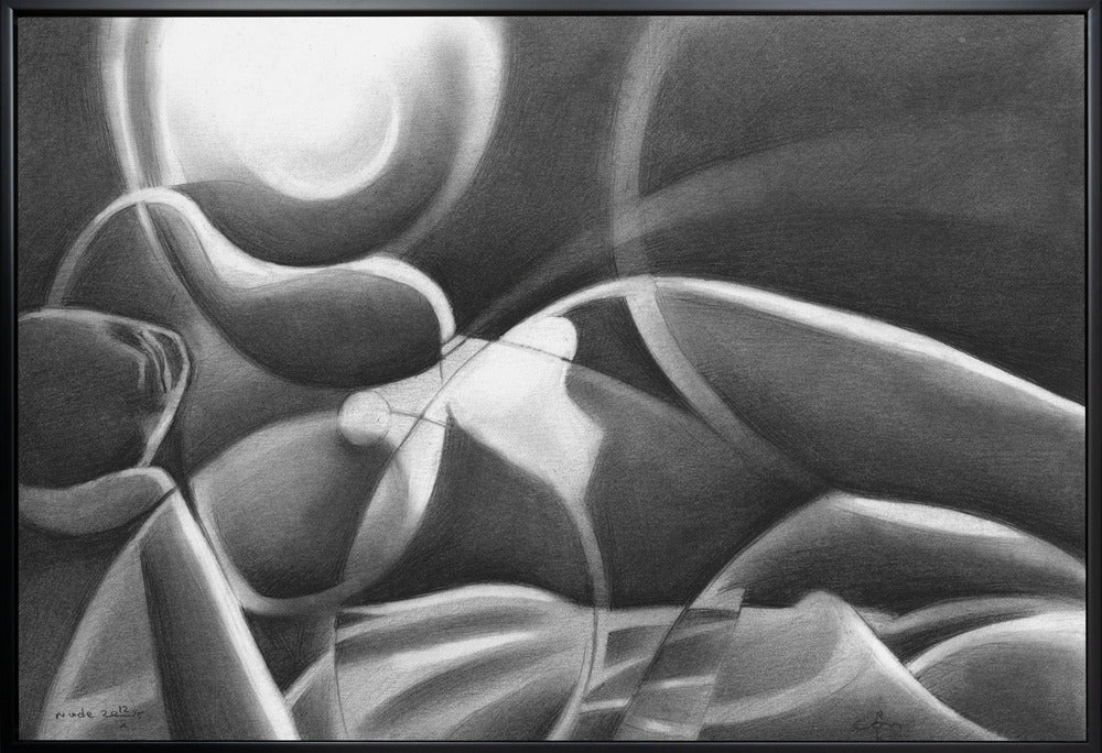 Wall Art Nude 12-10-15 by Corn Akkers-canvas-DECOROLALA