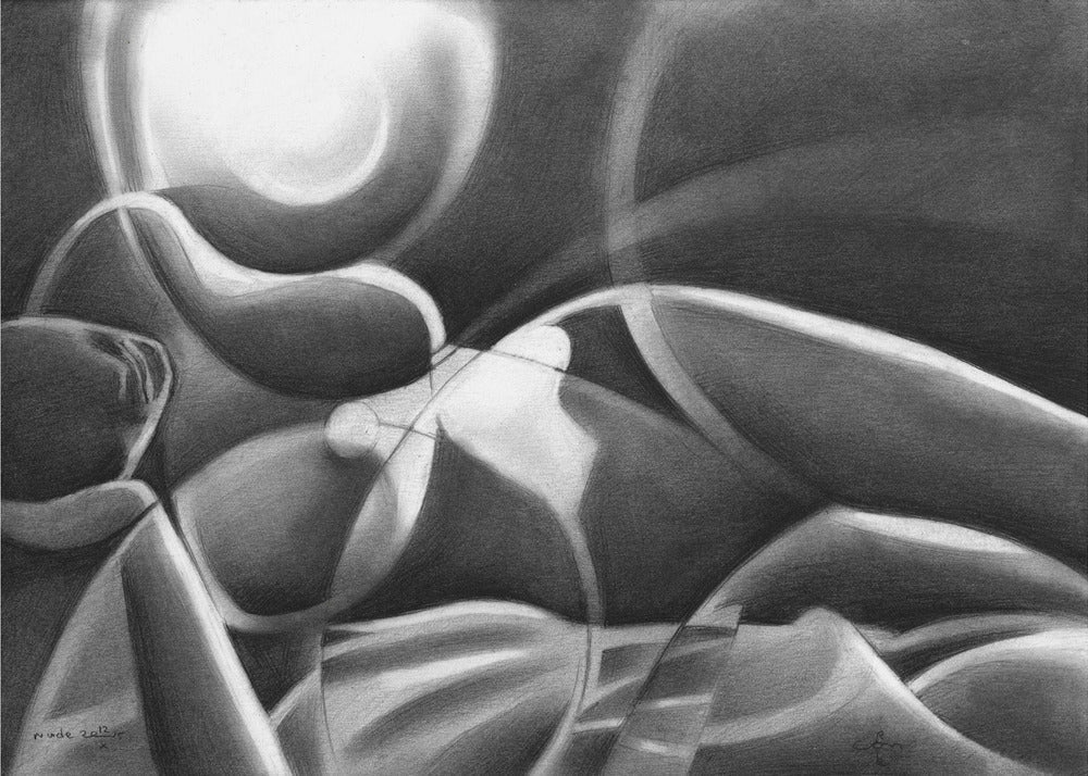 Wall Art Nude 12-10-15 by Corn Akkers-canvas-DECOROLALA