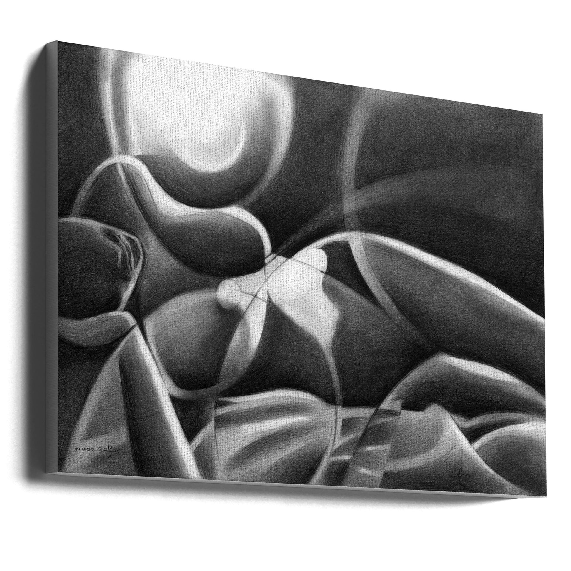 Wall Art Nude 12-10-15 by Corn Akkers-canvas-DECOROLALA