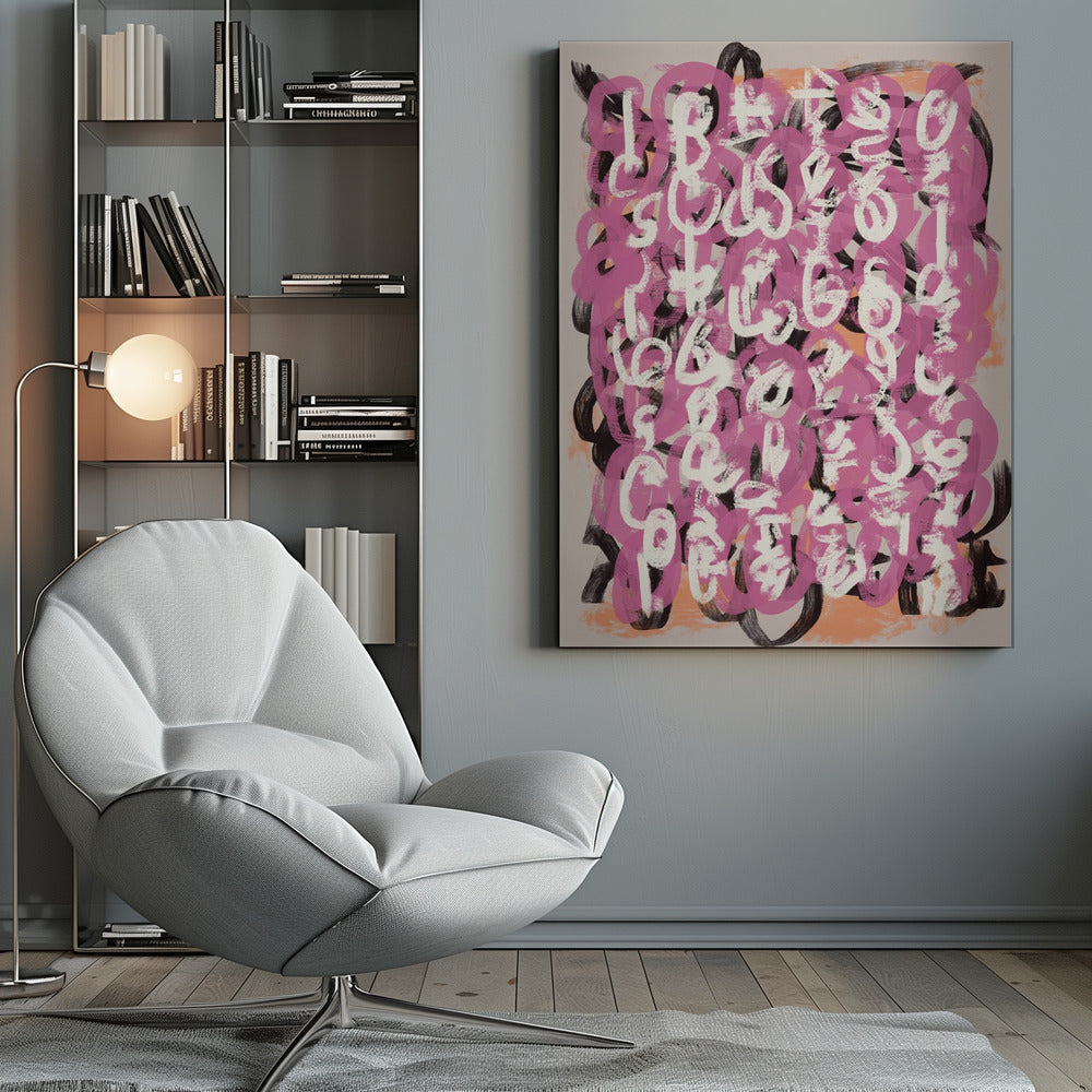 Wall Art Paint Brush Abstract by Little Dean-canvas-DECOROLALA