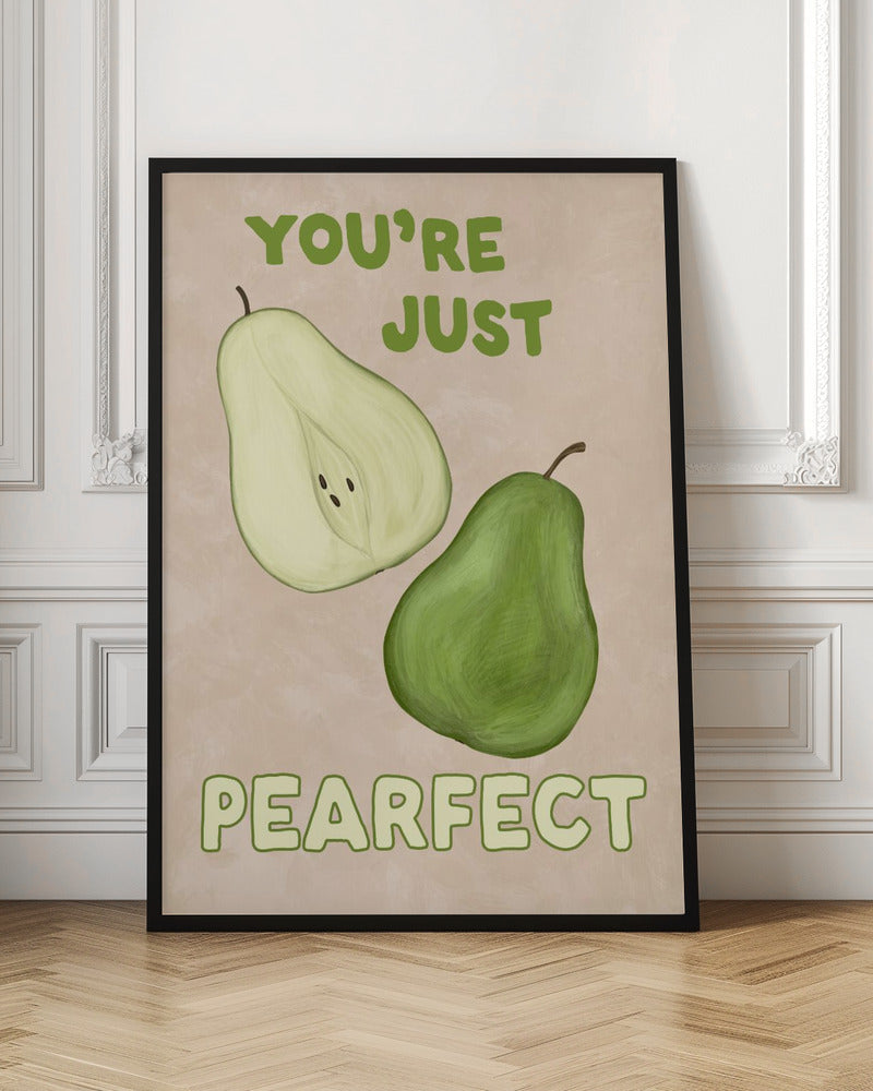 Wall Art Pearfect by EMELIEmaria-Canvas Print-DECOROLALA