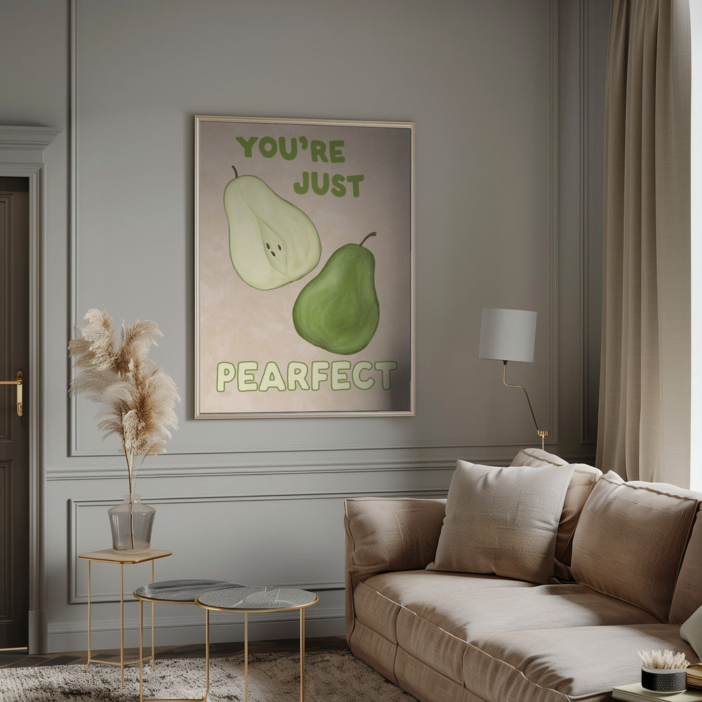 Wall Art Pearfect by EMELIEmaria-Canvas Print-DECOROLALA