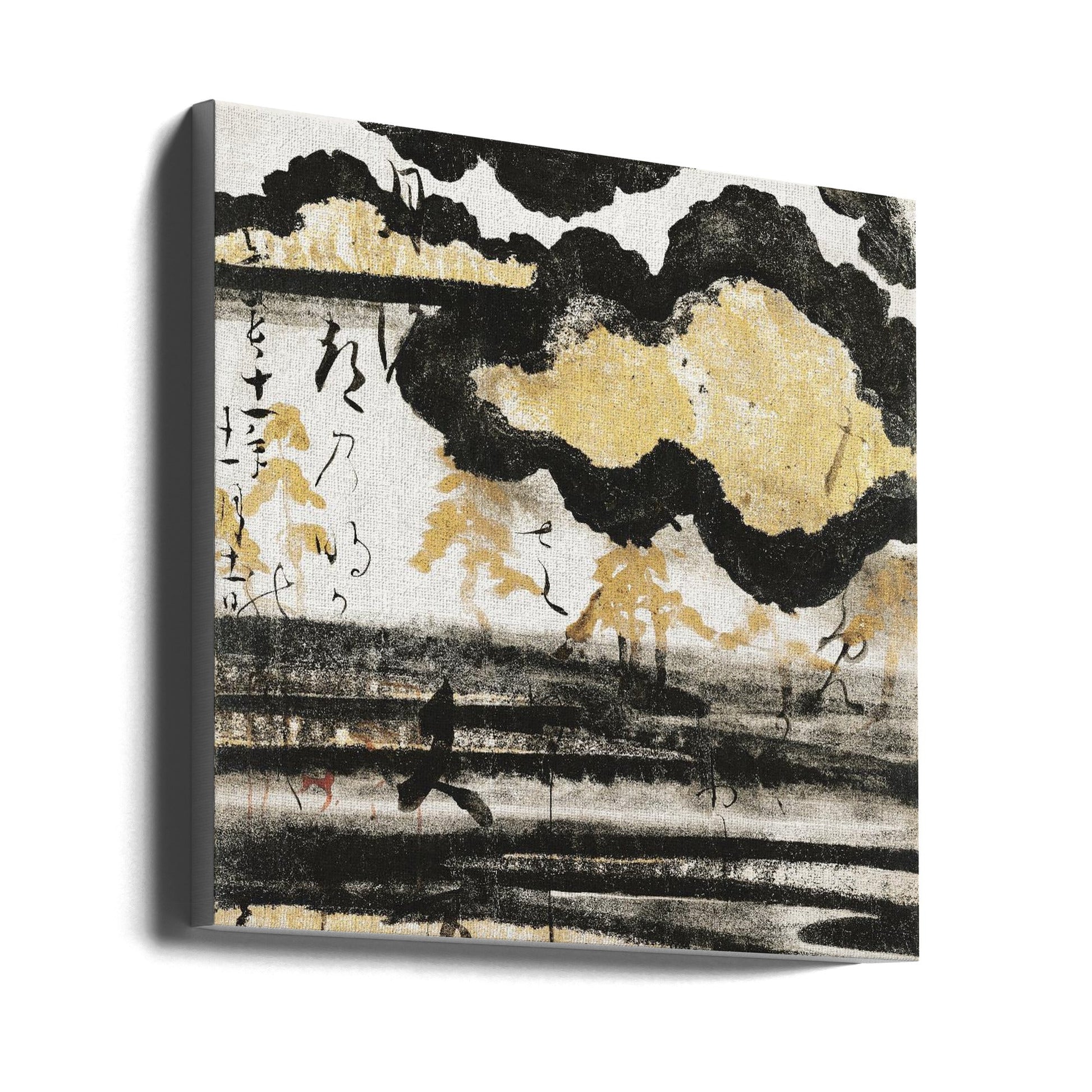 Wall Art Pine On a Beach by Hon'ami Koetsu-canvas-DECOROLALA