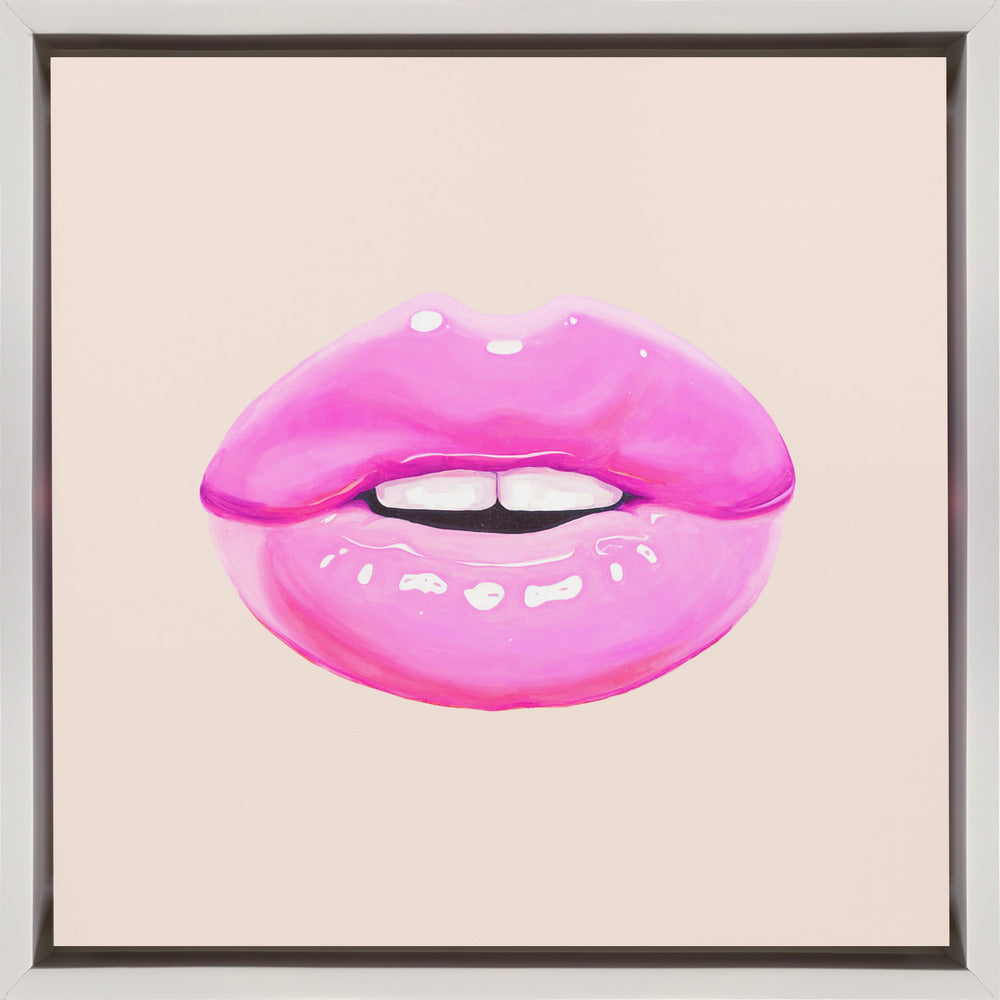 Wall Art Pink Lips by Vitor Costa-canvas-DECOROLALA