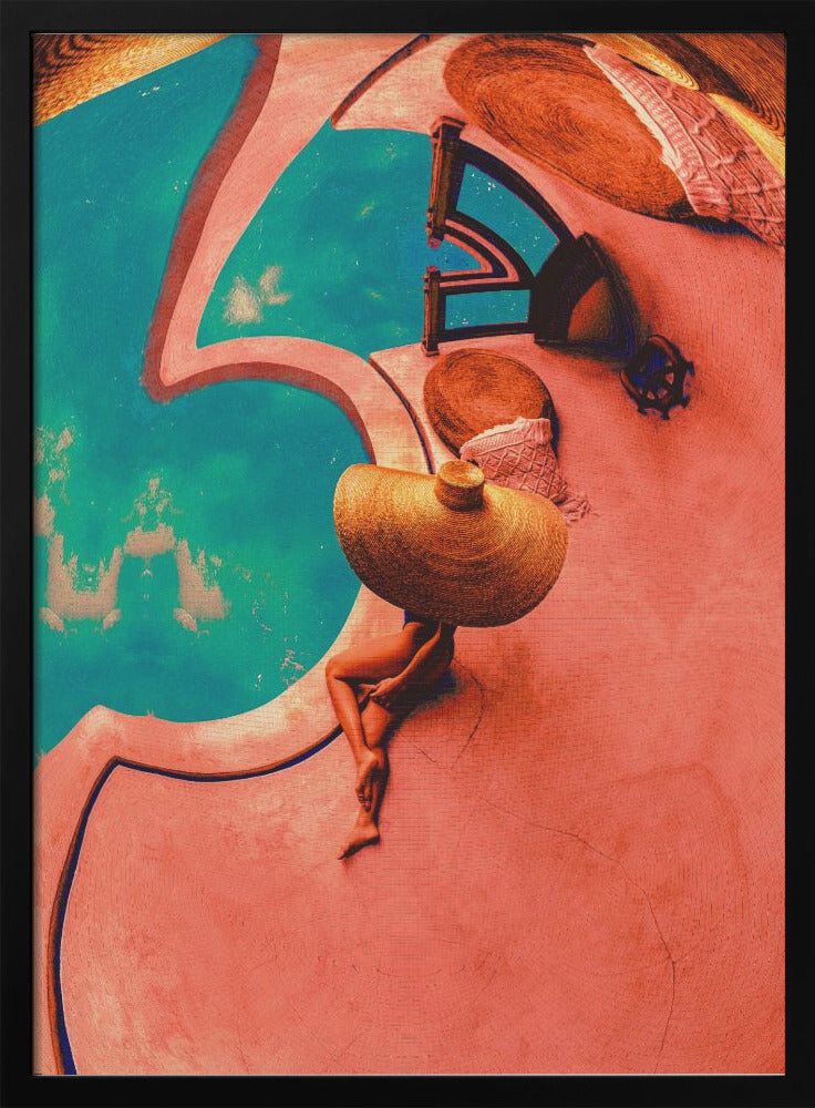 Wall Art Poolside by CosmoZach-Canvas Print-DECOROLALA