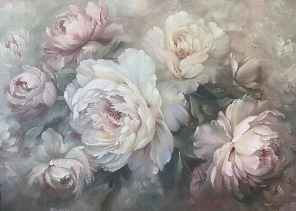 Wall Art Poster Flower Paint 5 by Bilge Paksoylu-canvas-DECOROLALA