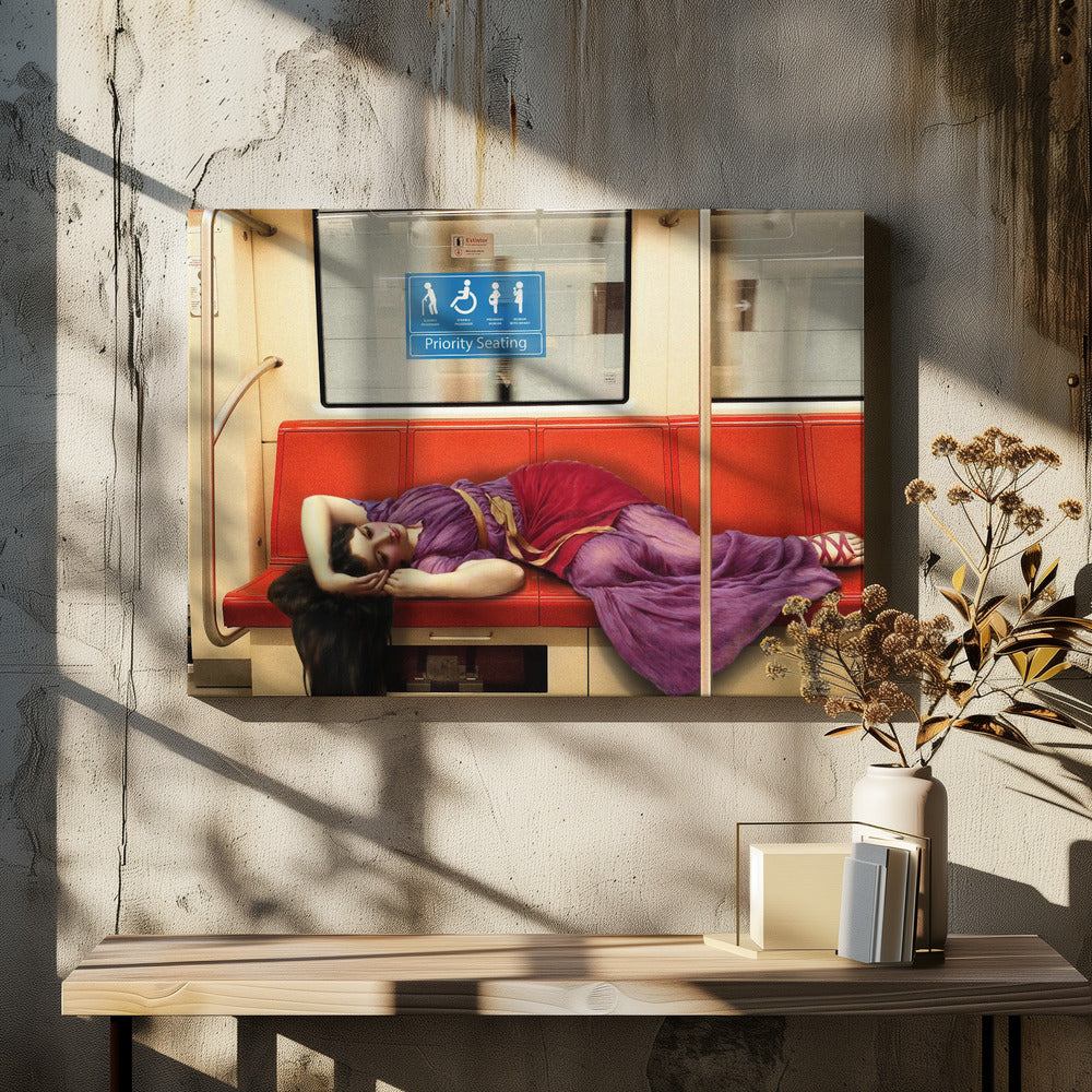 Wall Art Priority Seating by Dikhotomy-canvas-DECOROLALA