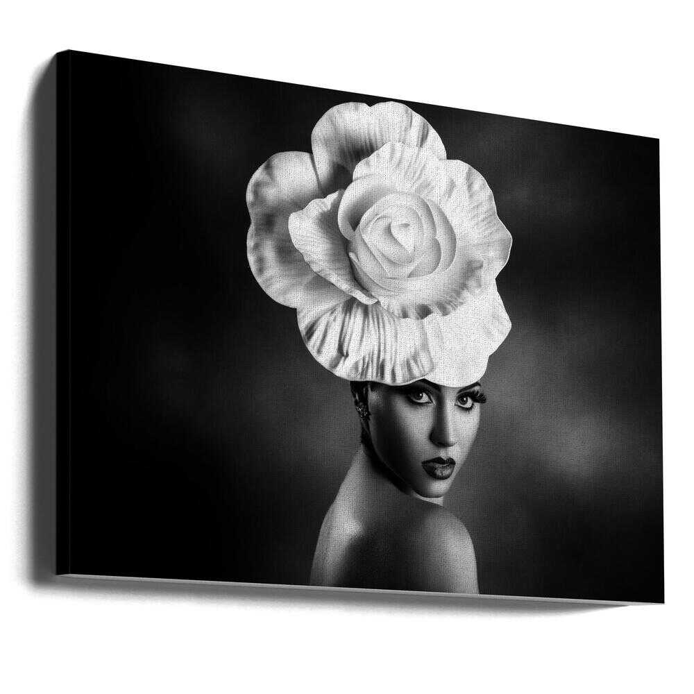 Wall Art Queen of Flowers 3 by Peppe Tamb-Canvas Print-DECOROLALA