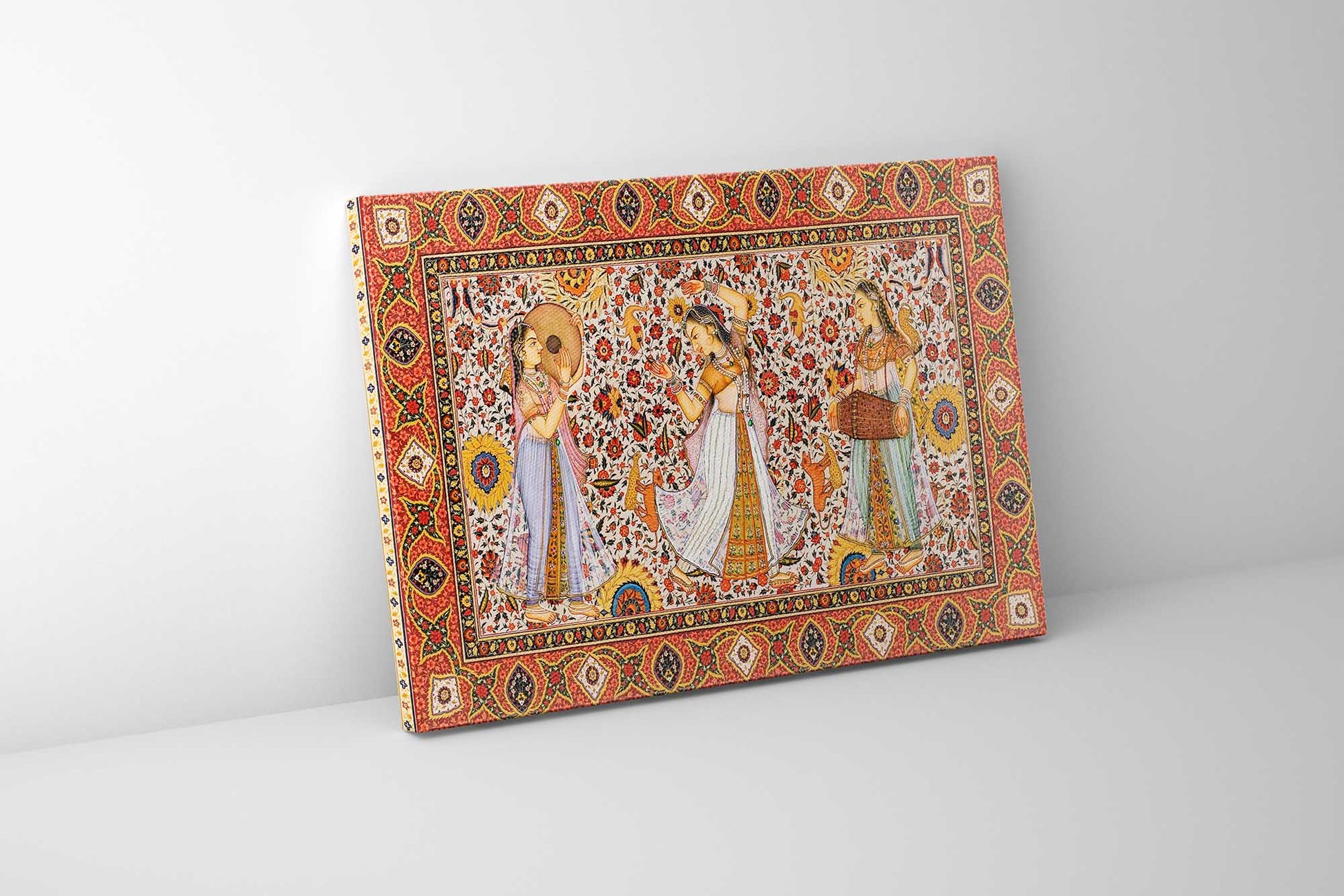 Wall Art Rajasthan Canvas Print with RGB Shimmer-Wall Art-DECOROLALA