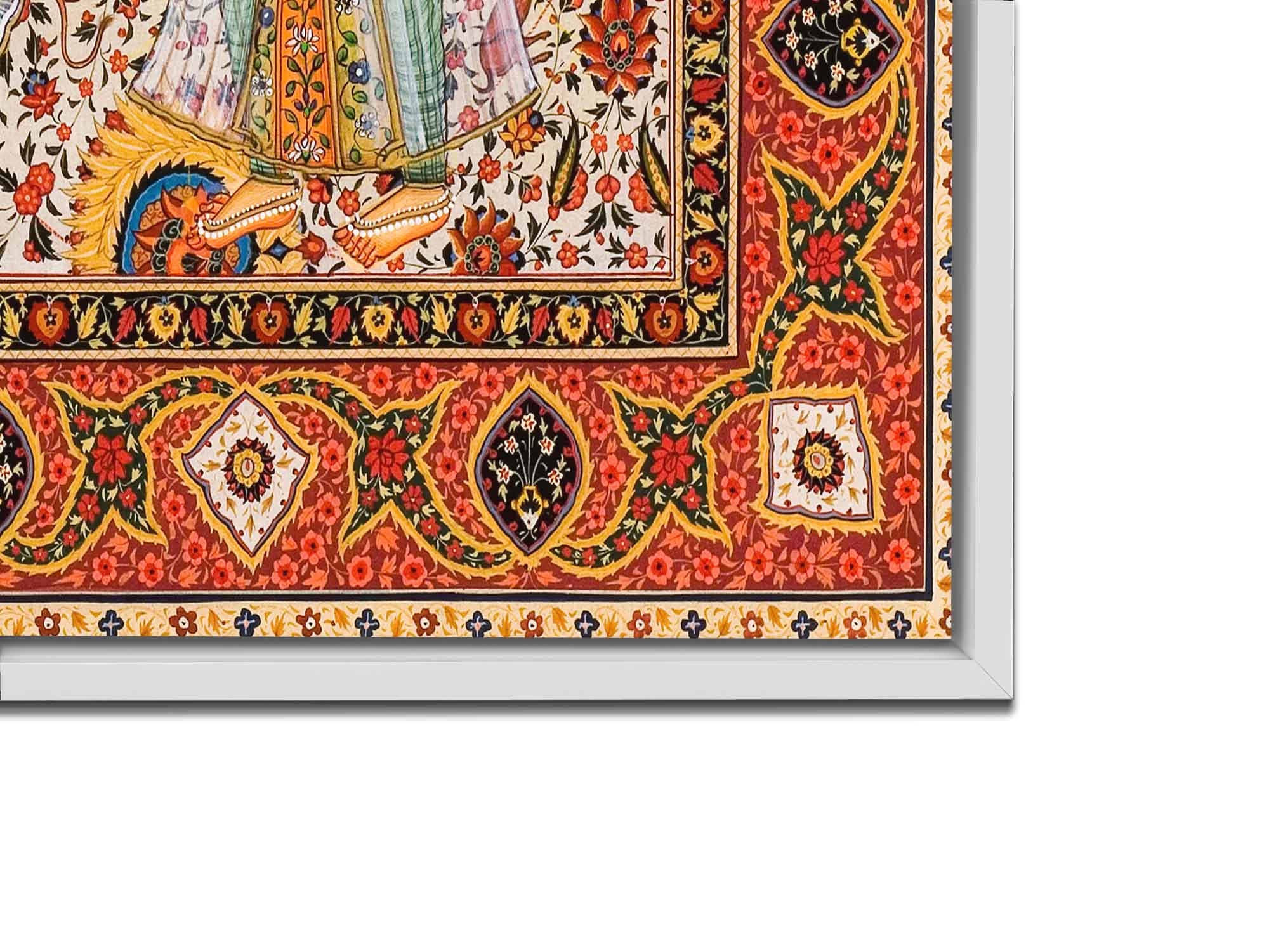 Wall Art Rajasthan Canvas Print with RGB Shimmer-Wall Art-DECOROLALA