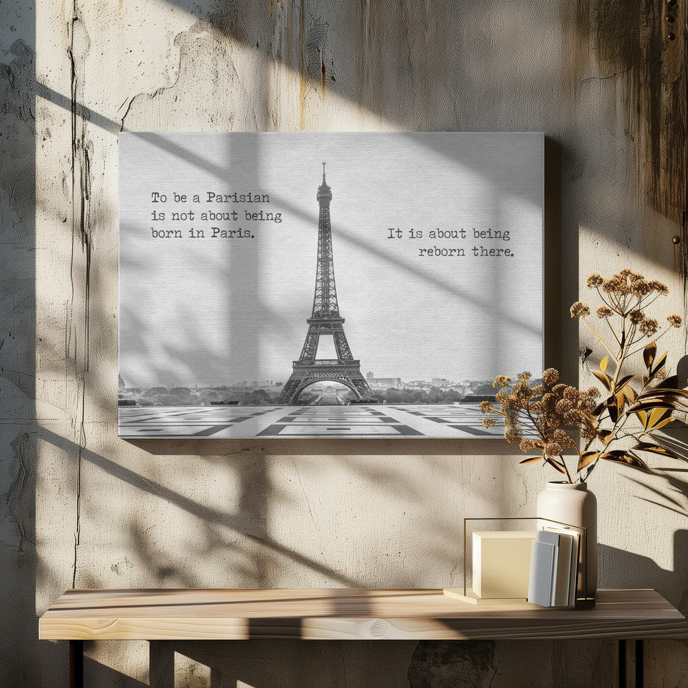 Wall Art Reborn in Paris by Melanie Viola-canvas-DECOROLALA