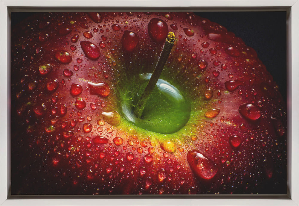 Wall Art Red Apple Canvas Print by Aida Ianeva-Canvas Print-DECOROLALA