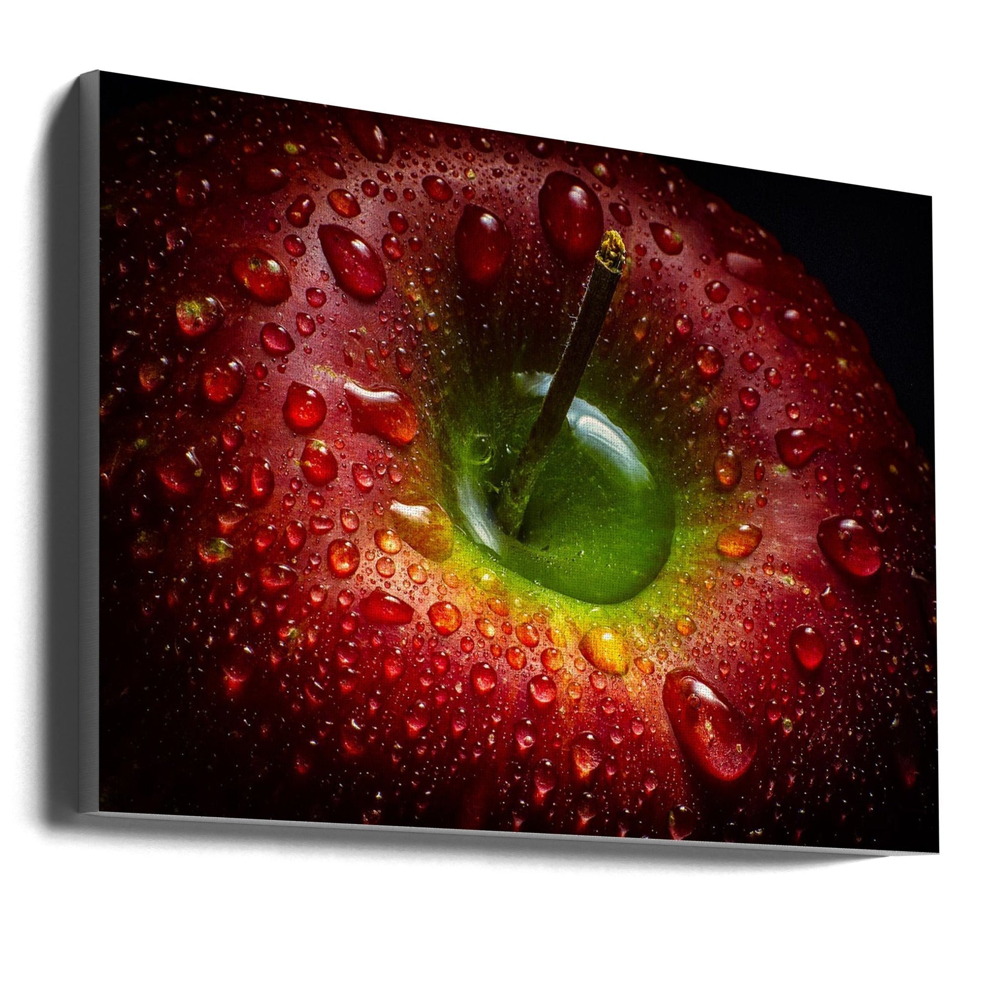 Wall Art Red Apple Canvas Print by Aida Ianeva-Canvas Print-DECOROLALA