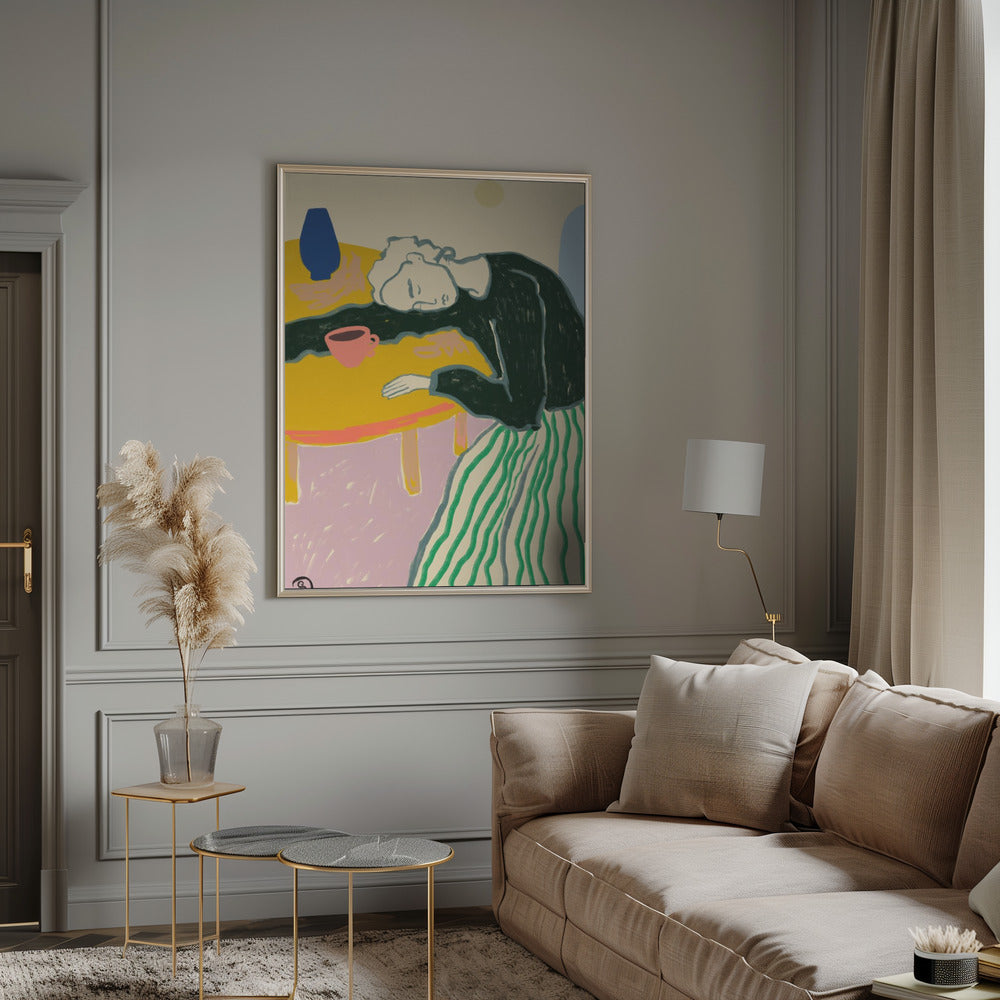 Wall Art Restful Pause by Sandra Poliakov-Canvas Print-DECOROLALA