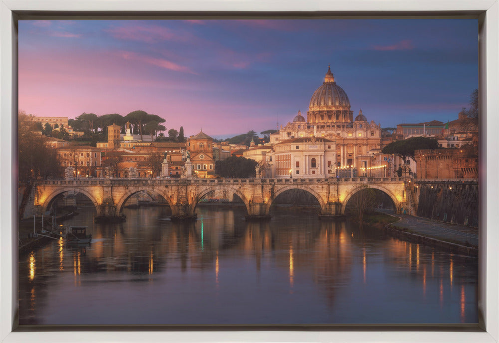 Wall Art Roma 1 - Vatican Sunset Canvas-Canvas Print-DECOROLALA