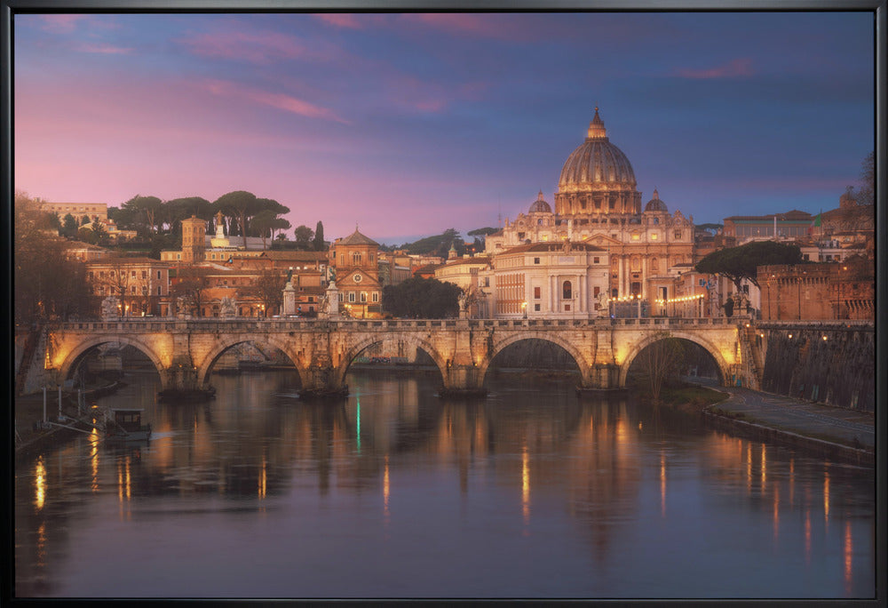 Wall Art Roma 1 - Vatican Sunset Canvas-Canvas Print-DECOROLALA