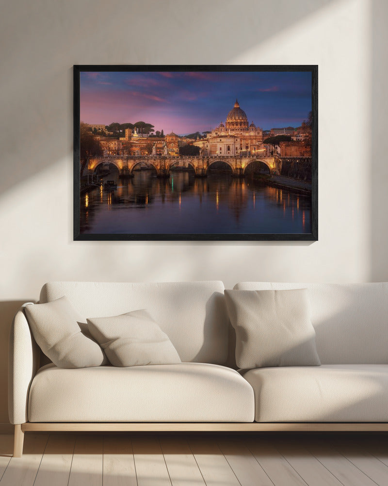 Wall Art Roma 1 - Vatican Sunset Canvas-Canvas Print-DECOROLALA