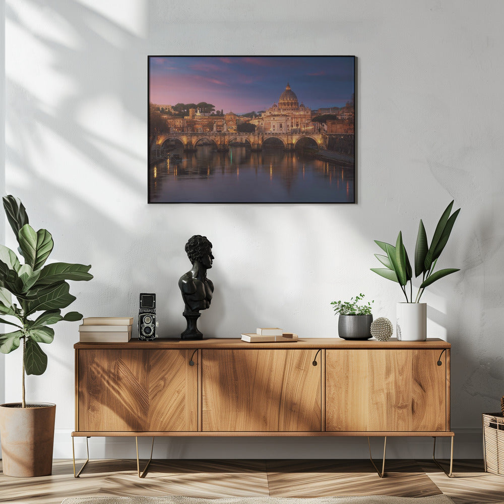 Wall Art Roma 1 - Vatican Sunset Canvas-Canvas Print-DECOROLALA
