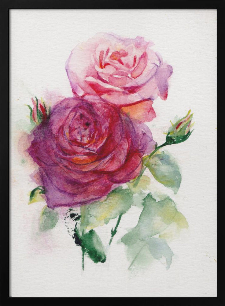 Wall Art Rose June by Christine Lindstrom-canvas-DECOROLALA