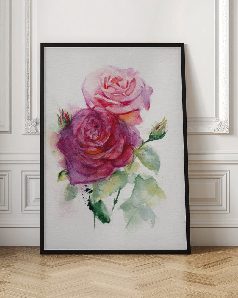 Wall Art Rose June by Christine Lindstrom-canvas-DECOROLALA