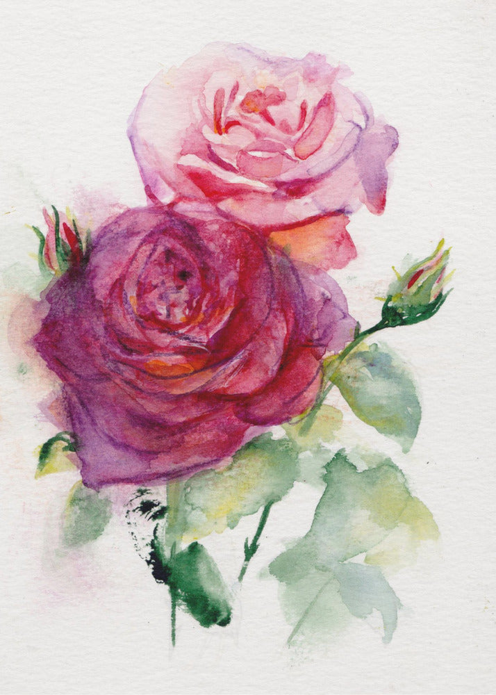 Wall Art Rose June by Christine Lindstrom-canvas-DECOROLALA