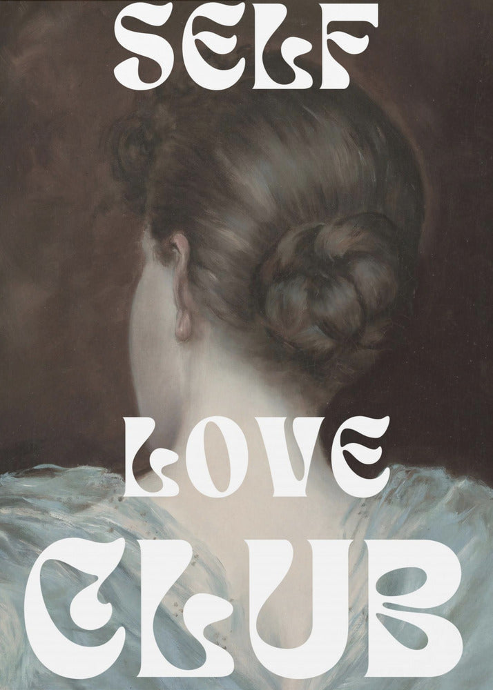 Wall Art Self Love Club No. 1 Canvas Print-Canvas Print-DECOROLALA