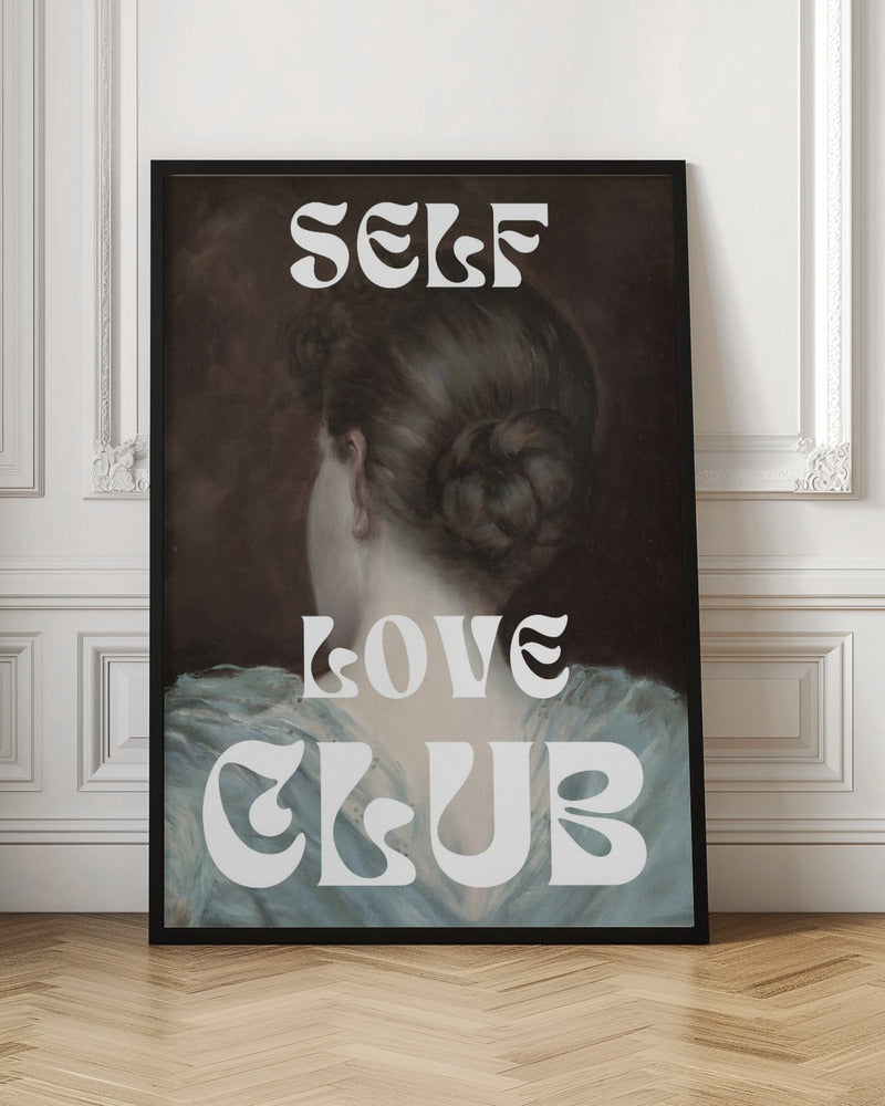 Wall Art Self Love Club No. 1 Canvas Print-Canvas Print-DECOROLALA