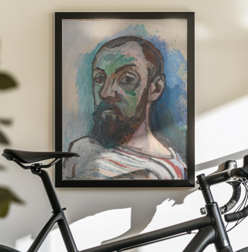 Wall Art Self Portrait by Henri Matisse-canvas prints-DECOROLALA