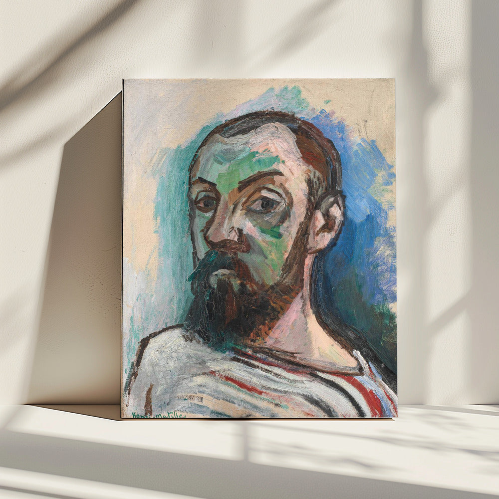 Wall Art Self Portrait by Henri Matisse-canvas prints-DECOROLALA