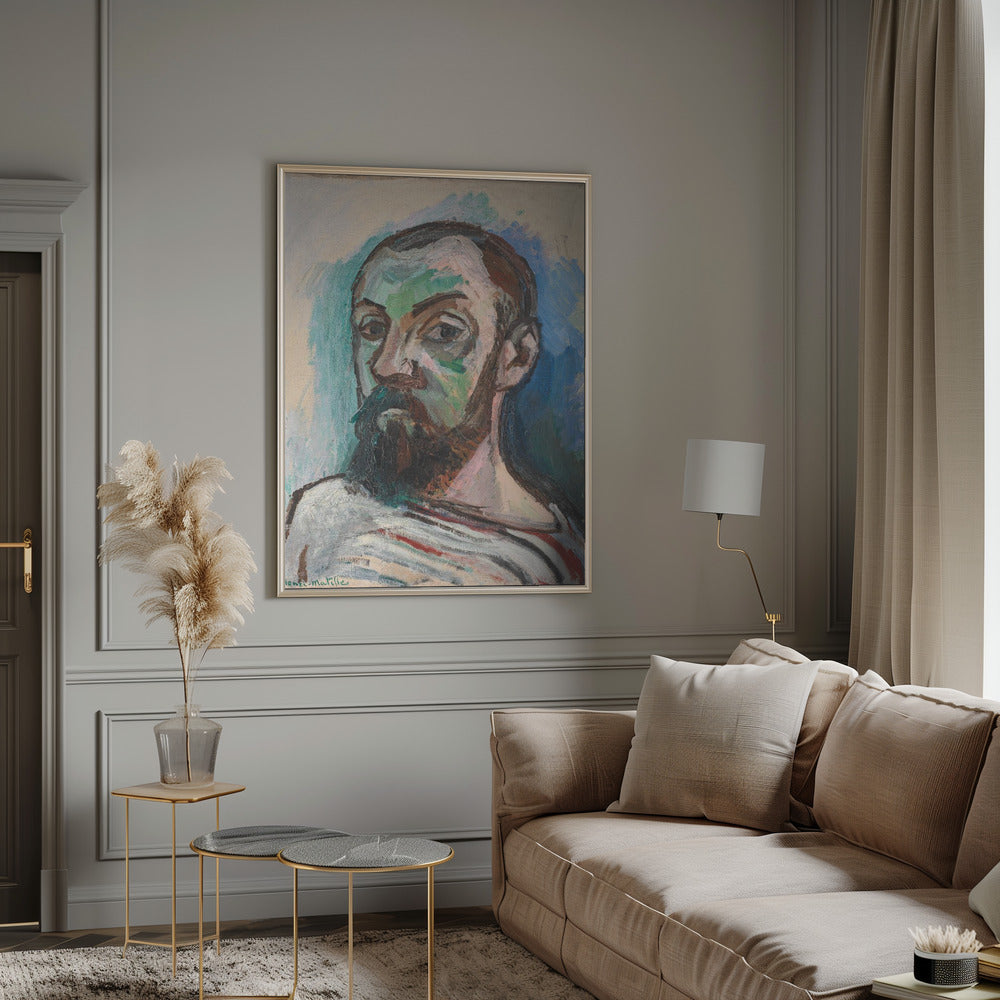 Wall Art Self Portrait by Henri Matisse-canvas prints-DECOROLALA