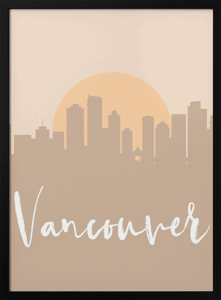 Wall Art Skyline Earth Tone 2 90x90-Canvas Print-DECOROLALA
