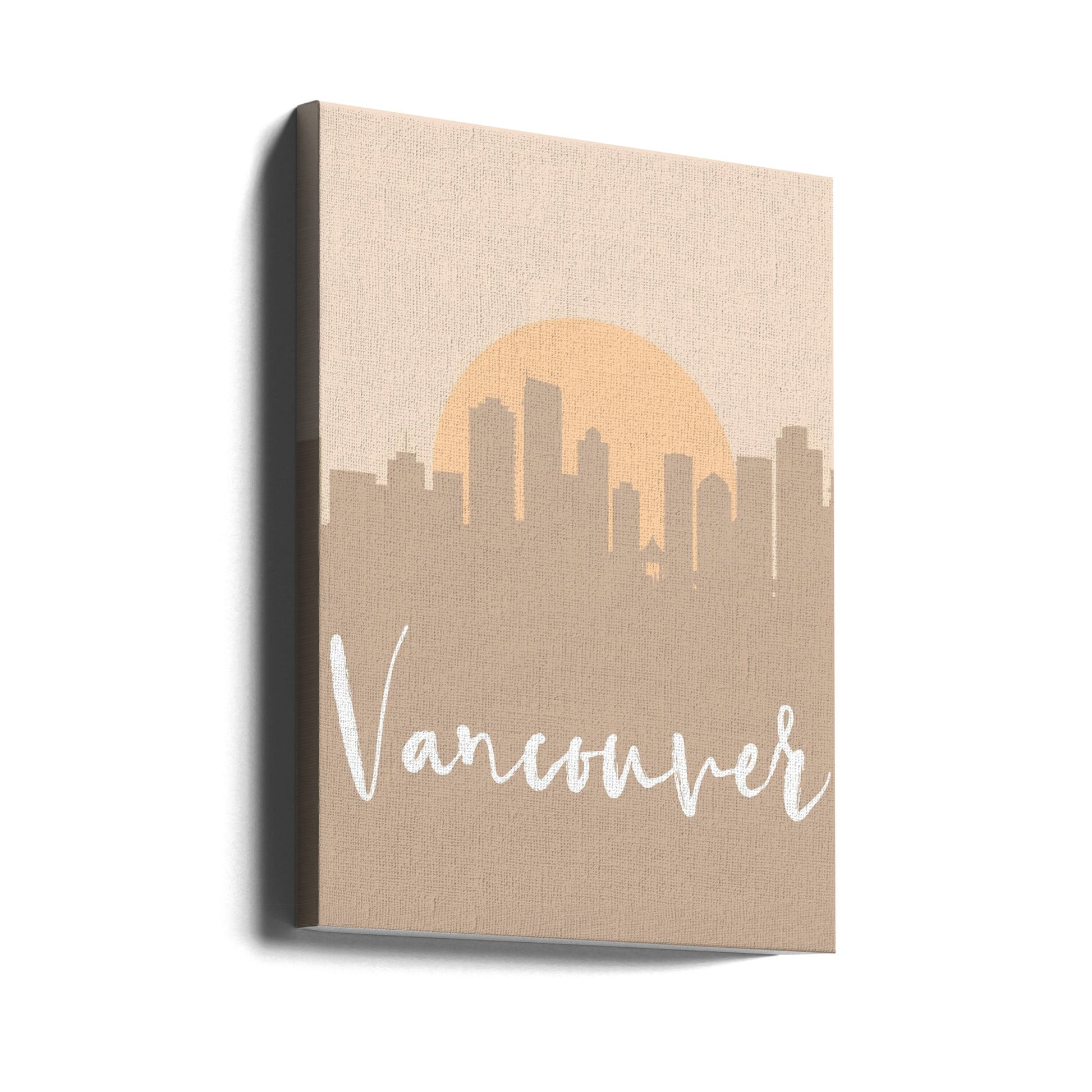 Wall Art Skyline Earth Tone 2 90x90-Canvas Print-DECOROLALA