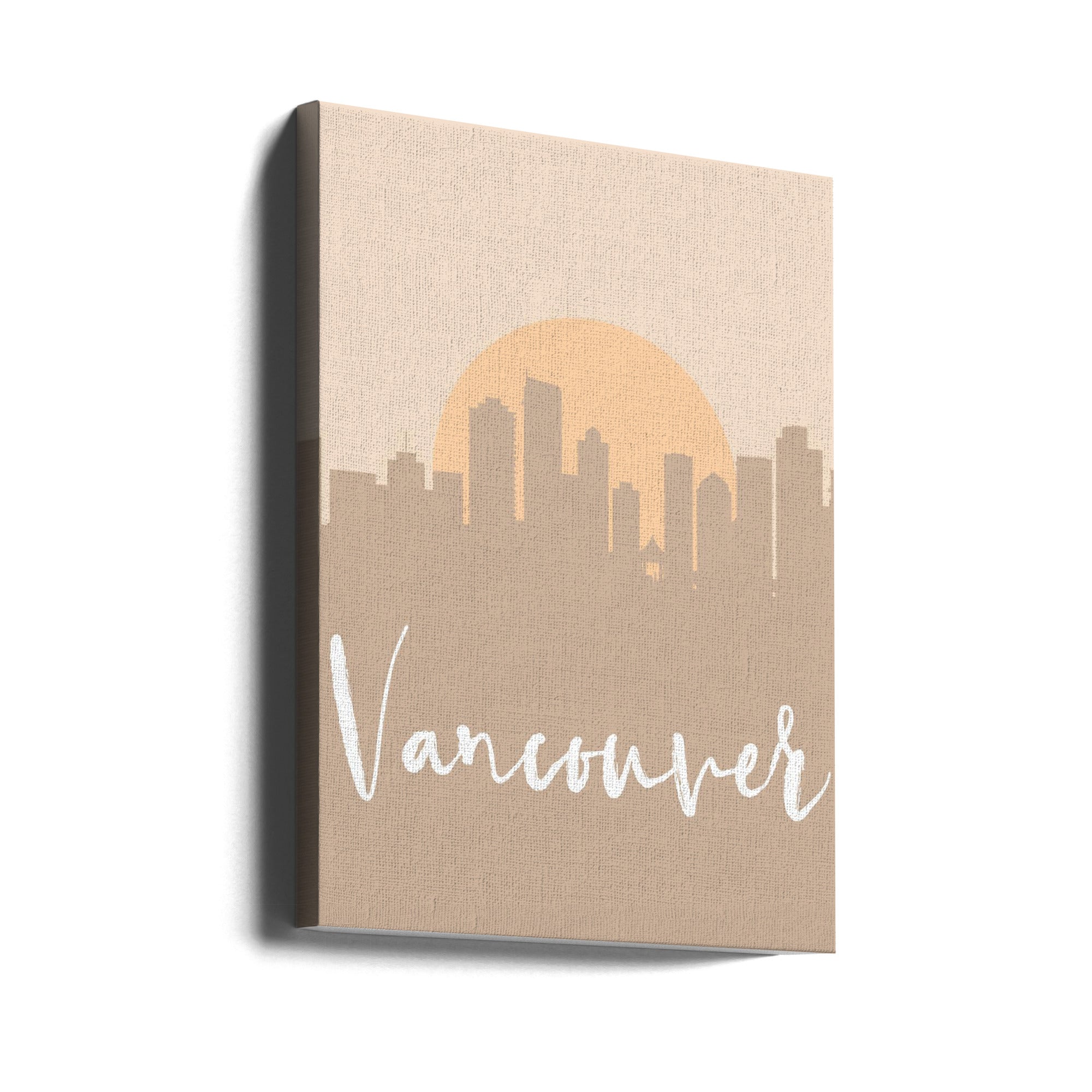 Wall Art Skyline Earth Tone 2 90x90-Canvas Print-DECOROLALA