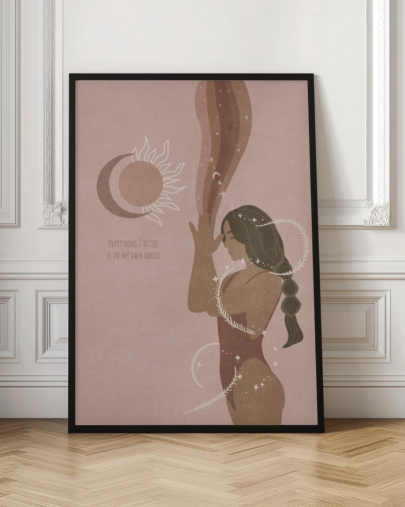 Wall Art Spiritual Feminine Energy Poster Spir 8-Canvas Print-DECOROLALA
