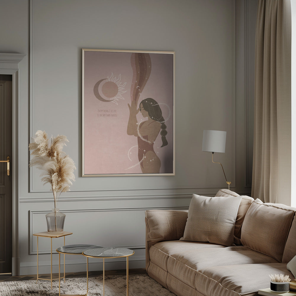 Wall Art Spiritual Feminine Energy Poster Spir 8-Canvas Print-DECOROLALA