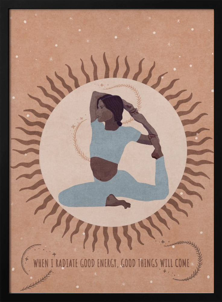 Wall Art Spiritual Feminine Energy Sun Moon Poster-Canvas Print-DECOROLALA