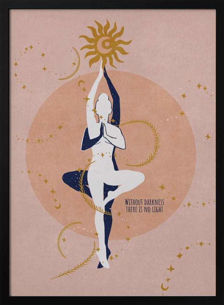Wall Art Spiritual Sun, Moon, Stars Poster-Canvas Print-DECOROLALA