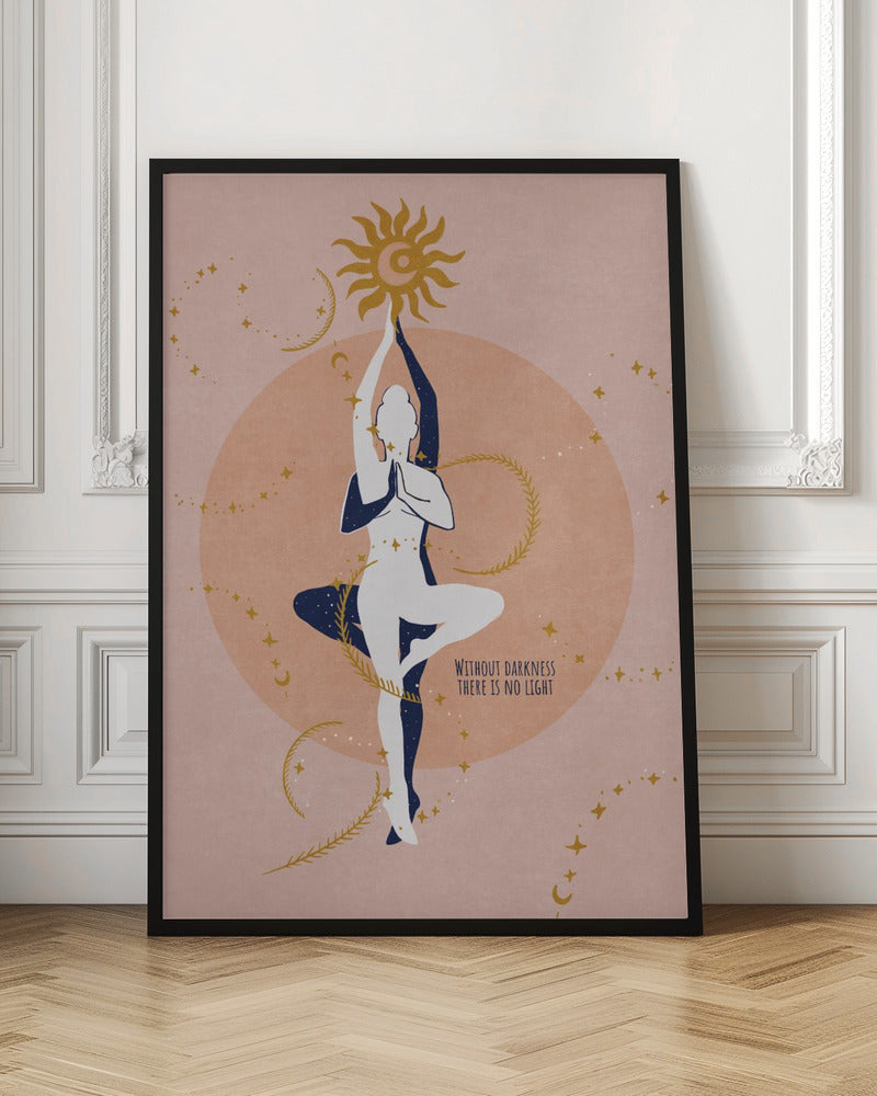 Wall Art Spiritual Sun, Moon, Stars Poster-Canvas Print-DECOROLALA