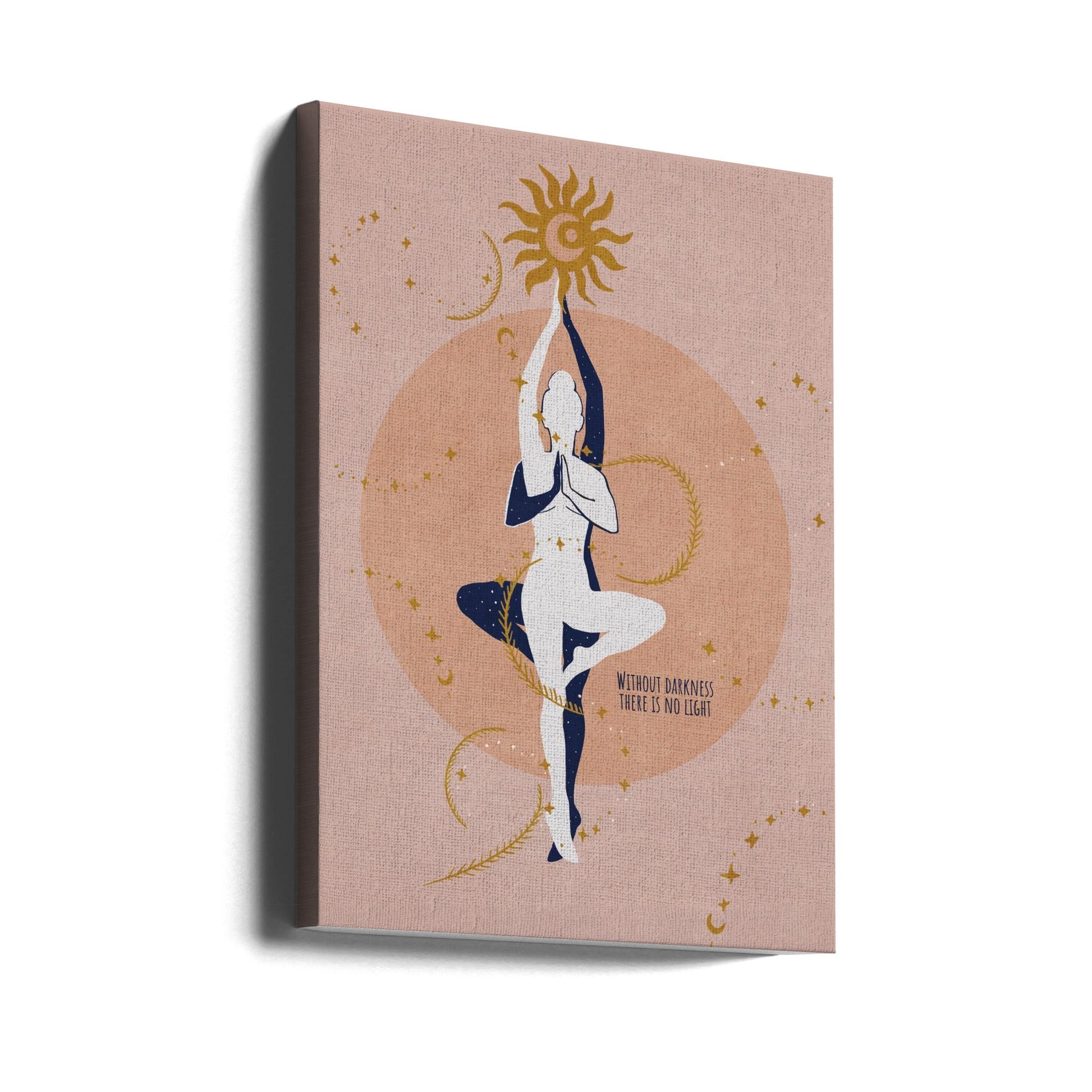 Wall Art Spiritual Sun, Moon, Stars Poster-Canvas Print-DECOROLALA
