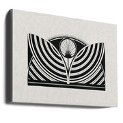 Wall Art Stylized Floral Pattern by Samuel Jessurun-canvas-DECOROLALA