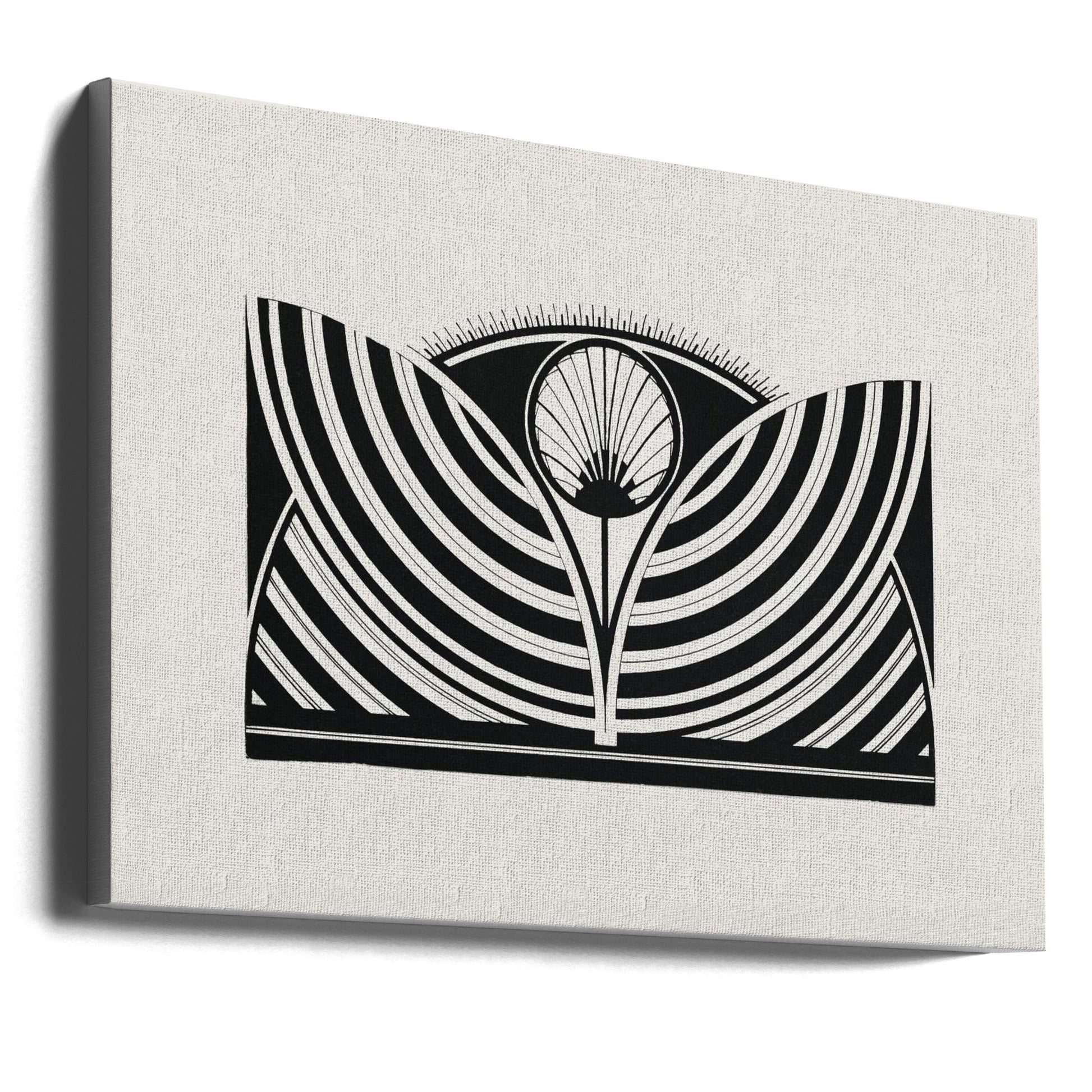 Wall Art Stylized Floral Pattern by Samuel Jessurun-canvas-DECOROLALA