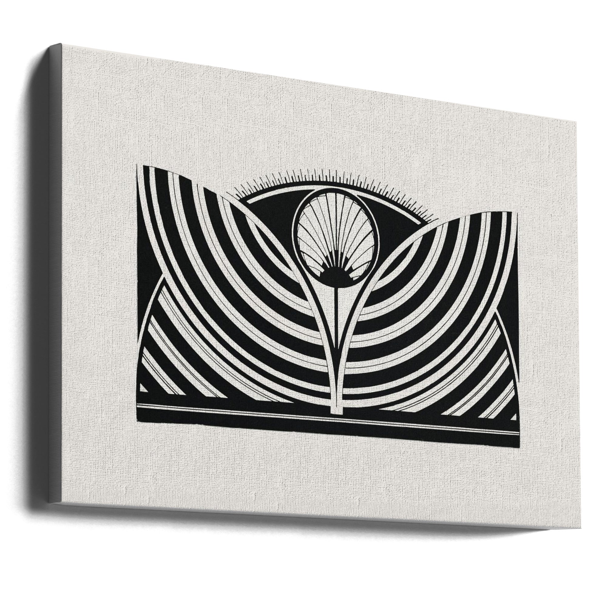 Wall Art Stylized Floral Pattern by Samuel Jessurun-canvas-DECOROLALA