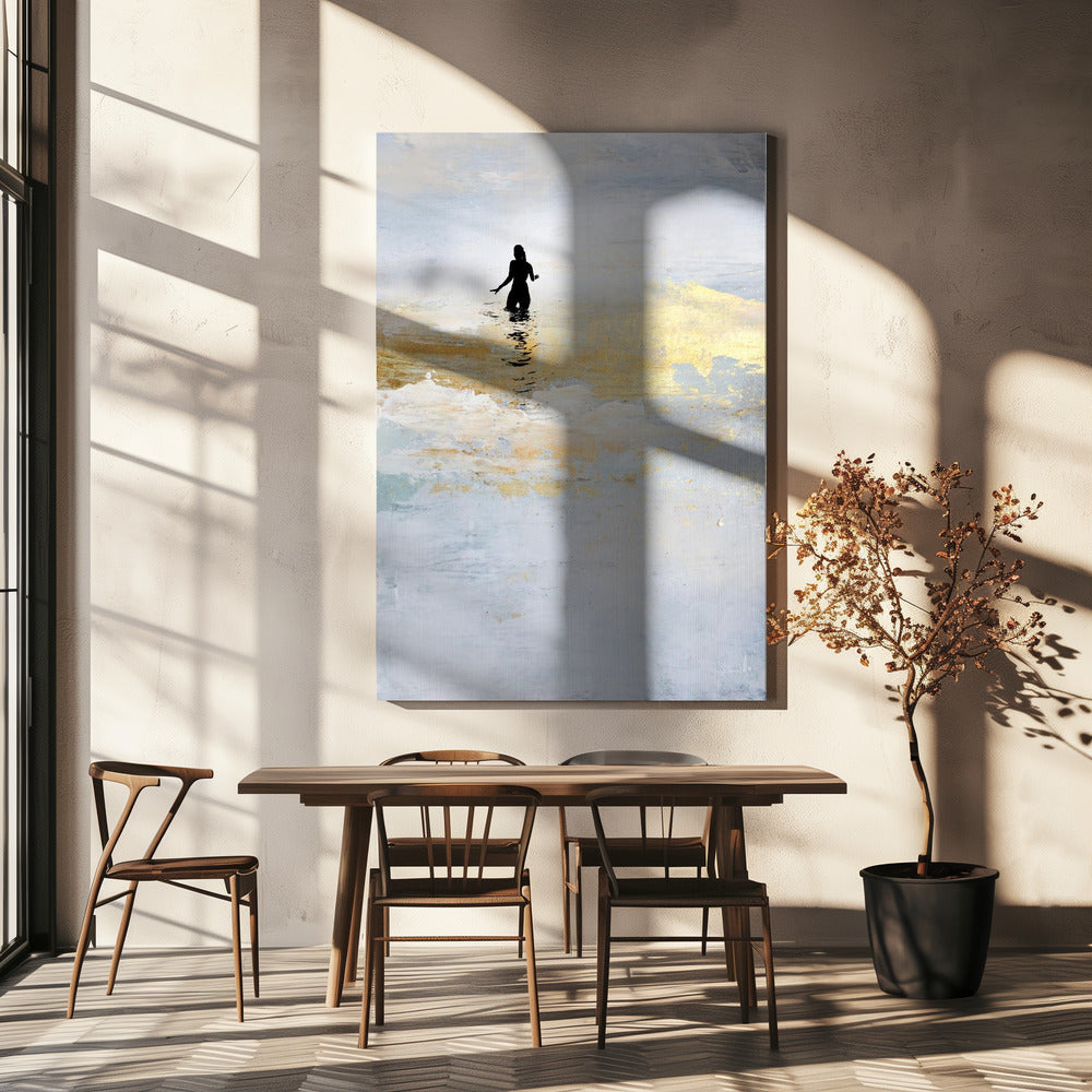 Wall Art Sun Dip by Dan Hobday-canvas-DECOROLALA