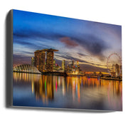 Wall Art Sunset by the Bay by Zexsen Xie-Canvas Print-DECOROLALA