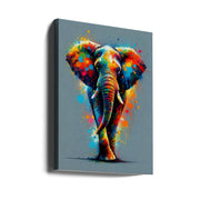 Wall Art The Elephant by Andreas Magnusson-Canvas Print-DECOROLALA