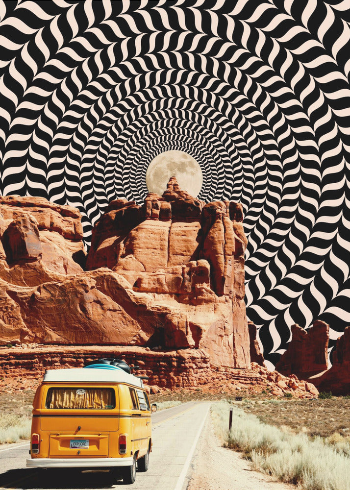 Wall Art The Real Road Trip by Taudalpoi-canvas-DECOROLALA